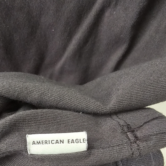 American Eagle Black Super Soft Oversized Fit T-Shirt - Medium - Picture 5 of 8